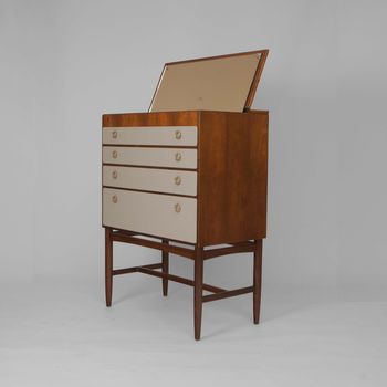 Swedish 1940s Chest of Drawer with Mirror
