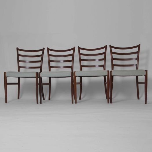 Danish 1960s Set of 4 Dining Chairs