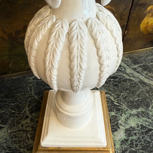 1970s Spanish pottery lamps