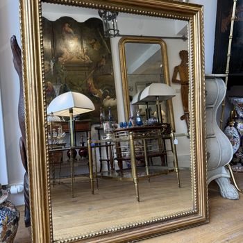 French 19th century gilt mirror