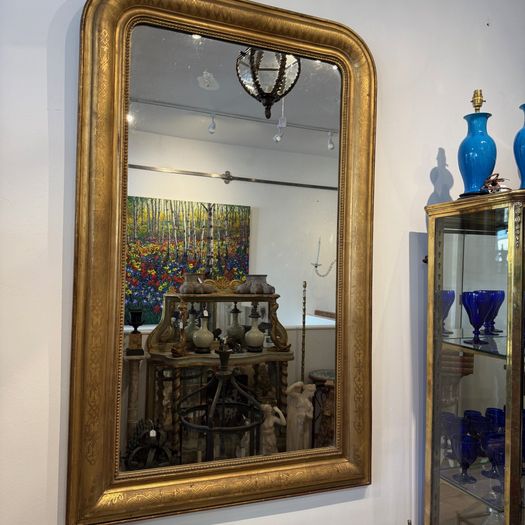 Louis Philippe arch top mirror