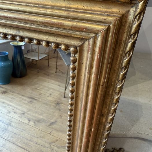 French 19th century gilt mirror