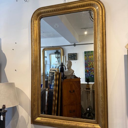 Louis Philippe arch top mirror