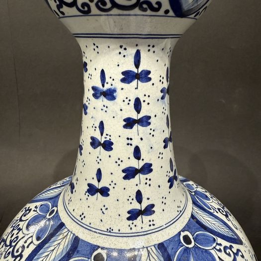 Pair of Delft vases