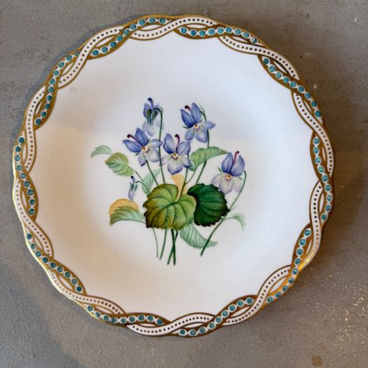 Set of 12 botanical plates