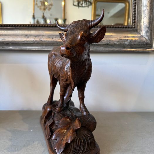 Large black forest pair - bull and cow