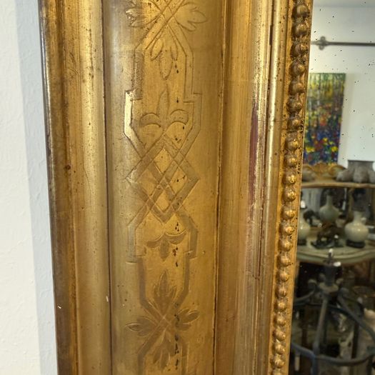 Louis Philippe arch top mirror