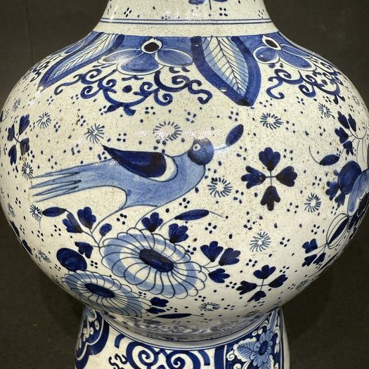 Pair of Delft vases