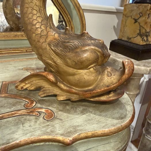 Venetian painted side cabinet in the manner of Pauly et Cie