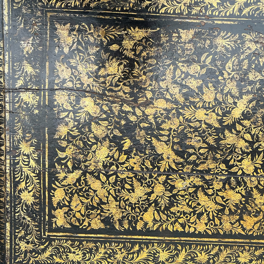 Chinese export penwork chest of drawers