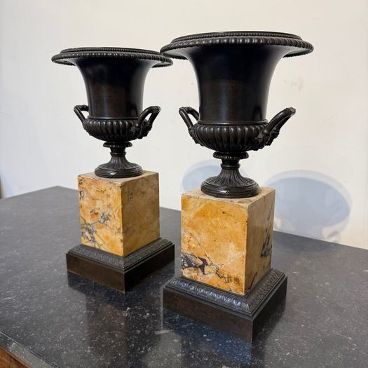 Pair of French empire urns