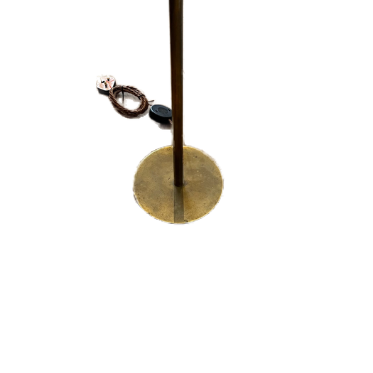 Vintage brass telescopic floor reading lamp
