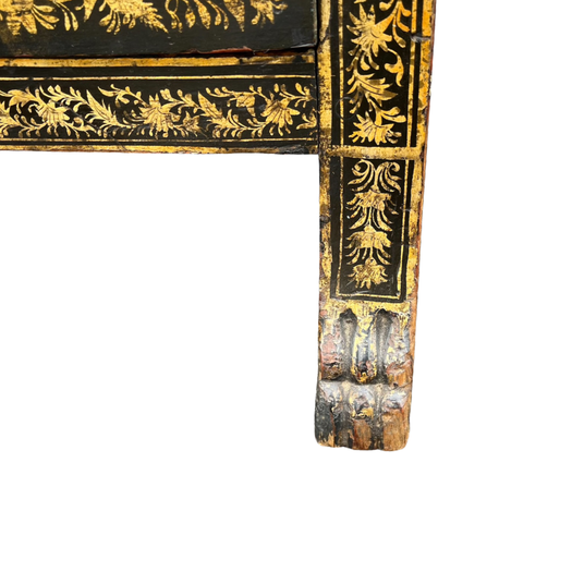 Chinese export penwork chest of drawers
