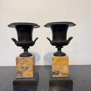 Pair of French empire urns