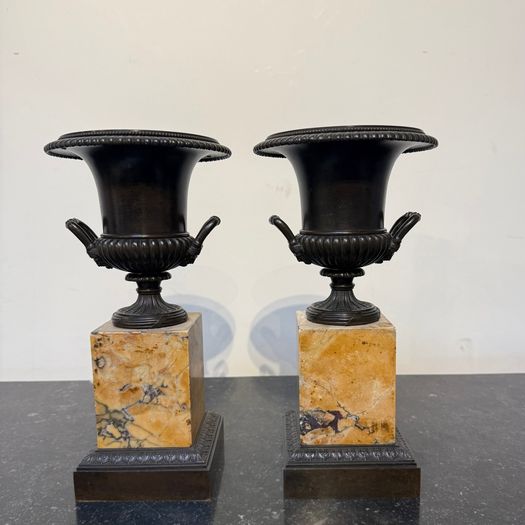 Pair of French empire urns