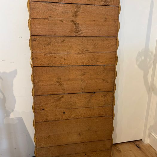 French wavy edge mirror