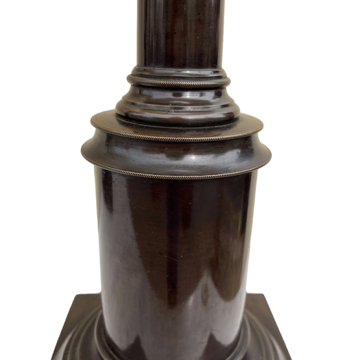 Pair of Antique English bronze lamps