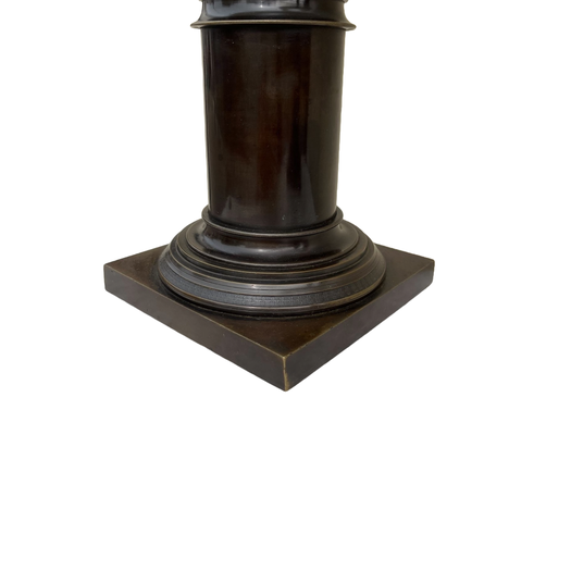 Pair of Antique English bronze lamps