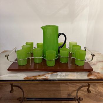 Art deco lemonade set