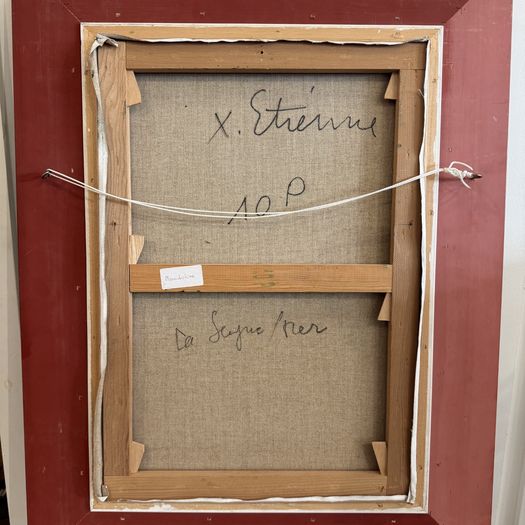 Abstract oil on canvas