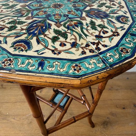 Iznik tile top table