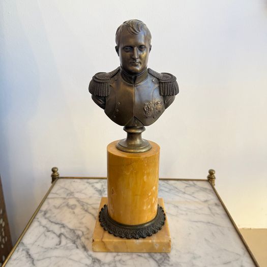 Bronze bust of Napoleon