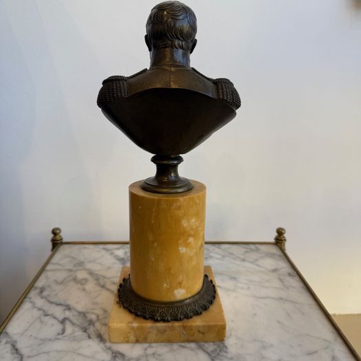 Bronze bust of Napoleon