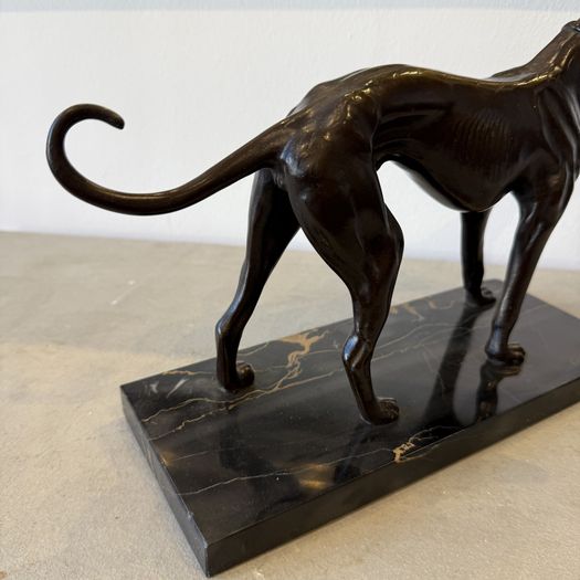 1930's Bronze dog