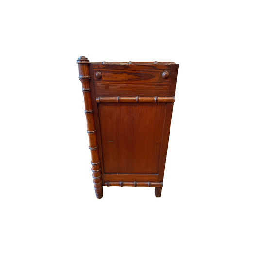 French 19th century faux bamboo chest of drawers