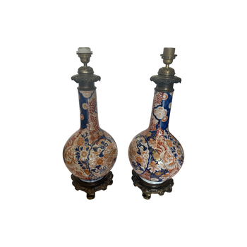 19th Century Imari lamps