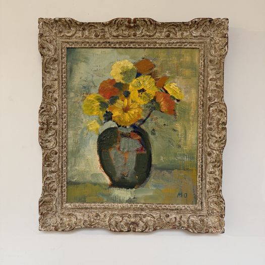 Mid century oil painting