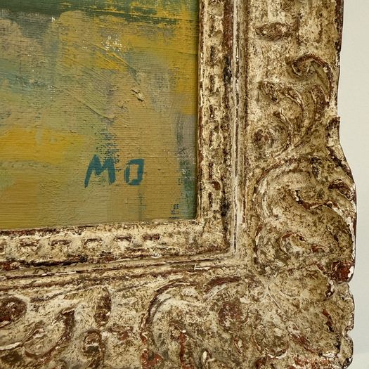 Mid century oil painting