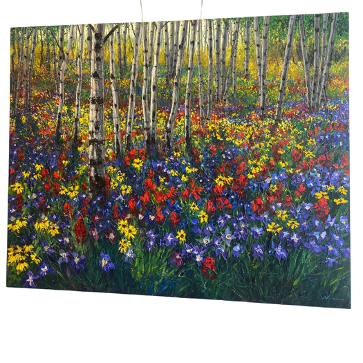 Jennifer Vranes large acrylic on canvas