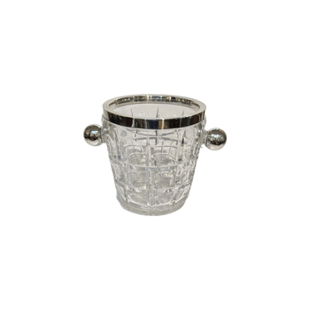 Silver mounted ice bucket