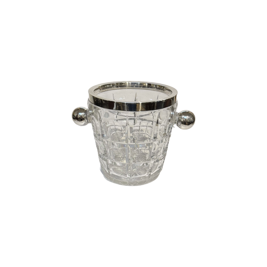 Silver mounted ice bucket