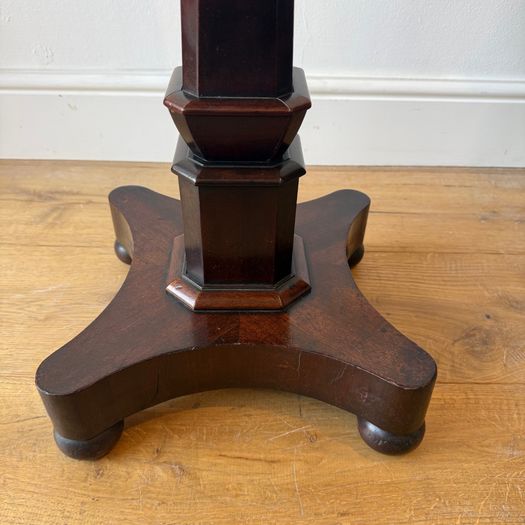 Antique specimen wood occasional table