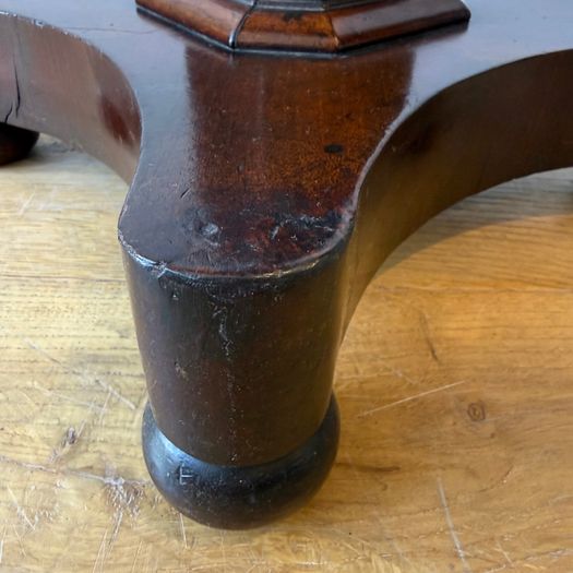 Antique specimen wood occasional table