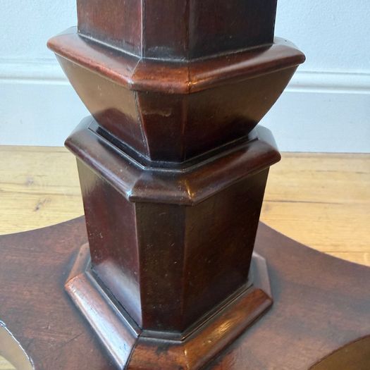 Antique specimen wood occasional table