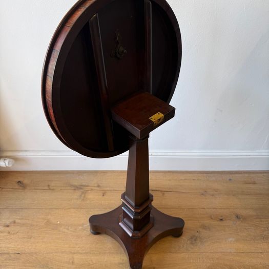 Antique specimen wood occasional table