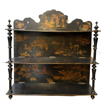 Chinoiserie shelf unit