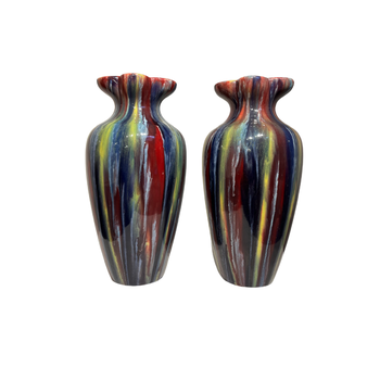 French pottery vases