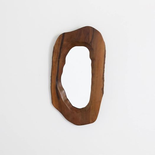 A Freeform Tree Trunk Mirror