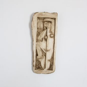 A Terracotta Nude Plaque