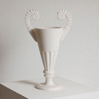An Alabaster Vase Lamp