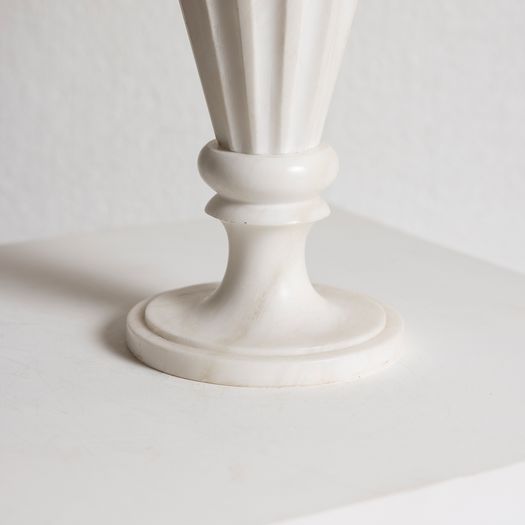 An Alabaster Vase Lamp