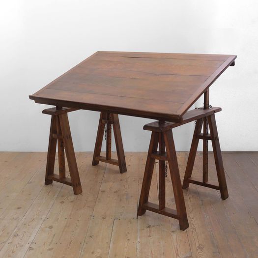 An Oak Architect's Desk