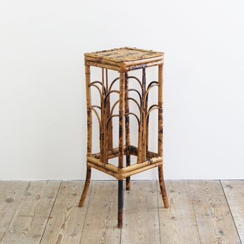 A Bamboo Plant Stand