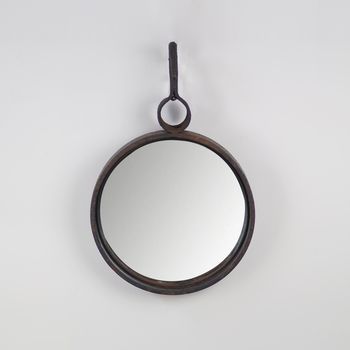 A Steel Circular Mirror