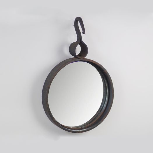 A Steel Circular Mirror