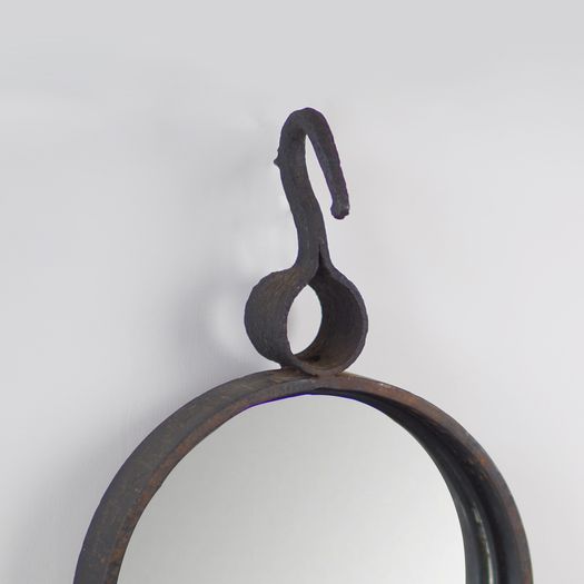 A Steel Circular Mirror